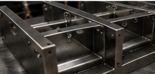 Fabricated steel components and bracket assemblies
